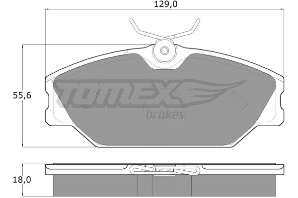 Klocki hamulcowe TOMEX BRAKES TX 10-761