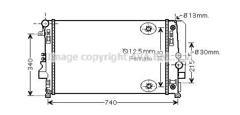 Chłodnica AVA QUALITY COOLING MSA2460