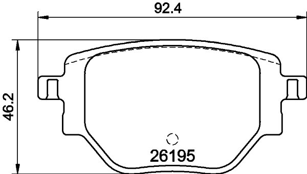 Klocki hamulcowe HELLA 8DB 355 040-321