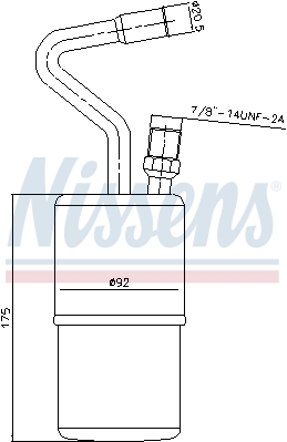 Osuszacz klimatyzacji NISSENS 95135