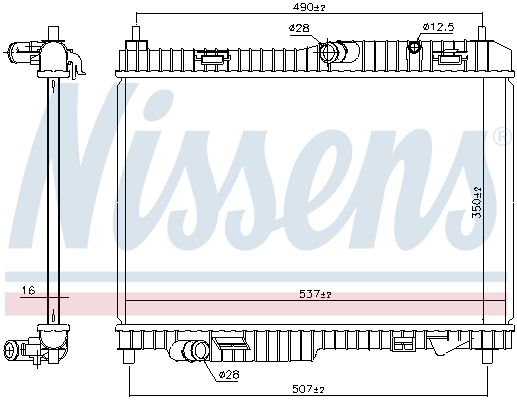 Chłodnica NISSENS 606653