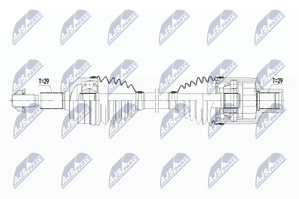 Dystans gumowy, resorowanie NTY AB-VV-003