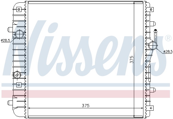 Chłodnica NISSENS 630738