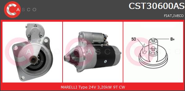 Rozrusznik CASCO CST30600AS