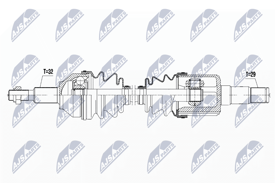 Filtr sadzy / filtr cząstek stałych, układ wydechowy NTY DPF-KA-000