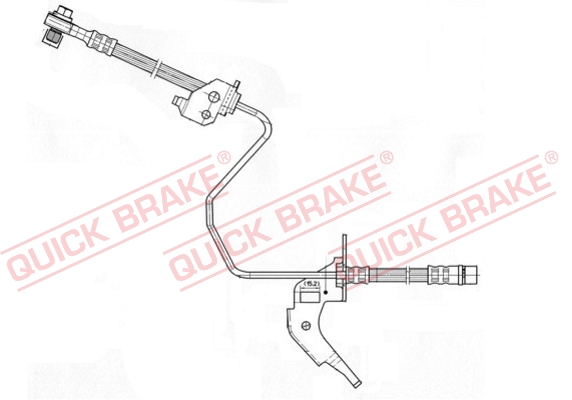Przewód hamulcowy elastyczny QUICK BRAKE 59.959X