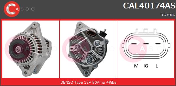 Alternator CASCO CAL40174AS
