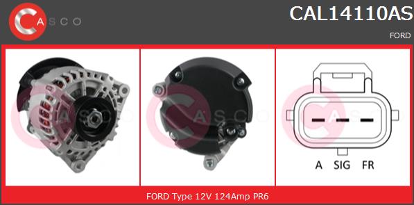 Alternator CASCO CAL14110AS