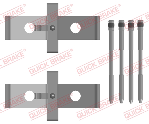 Zestaw akcesoriów montażowych  klocków hamulcowych QUICK BRAKE 109-0136