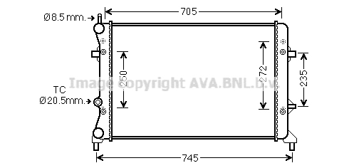 Chłodnica AVA QUALITY COOLING VN2359