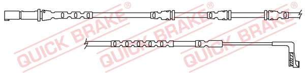 Czujnik zużycia klocków QUICK BRAKE WS 0380 A