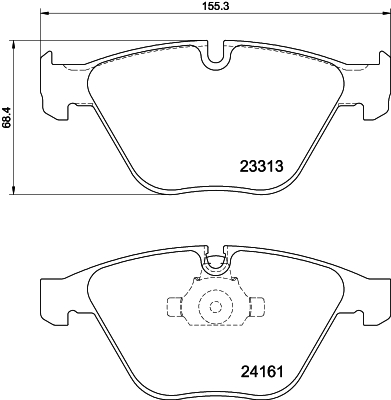 Klocki hamulcowe HELLA 8DB 355 039-241