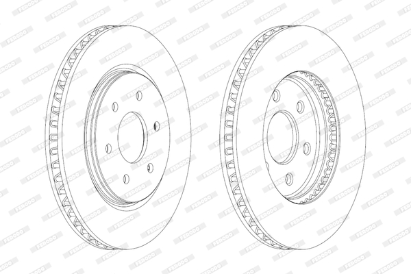 Tarcza hamulcowa FERODO DDF1761C