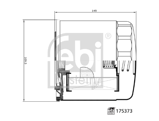 Filtr oleju FEBI BILSTEIN 175373