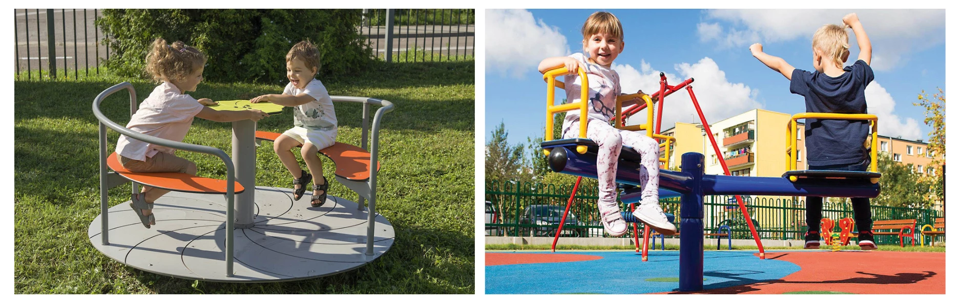 Karussells-auf-dem-Spielplatz