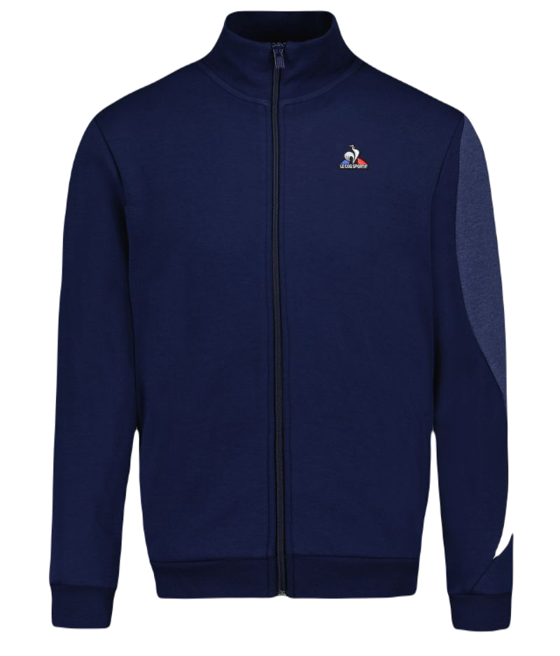 Men s Jumper Le Coq Sportif SAISON 1 Full Zip Sweat N 1 SS23