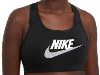 Nike Performance FUTURA BRA - Medium support sports bra - white/black/white  