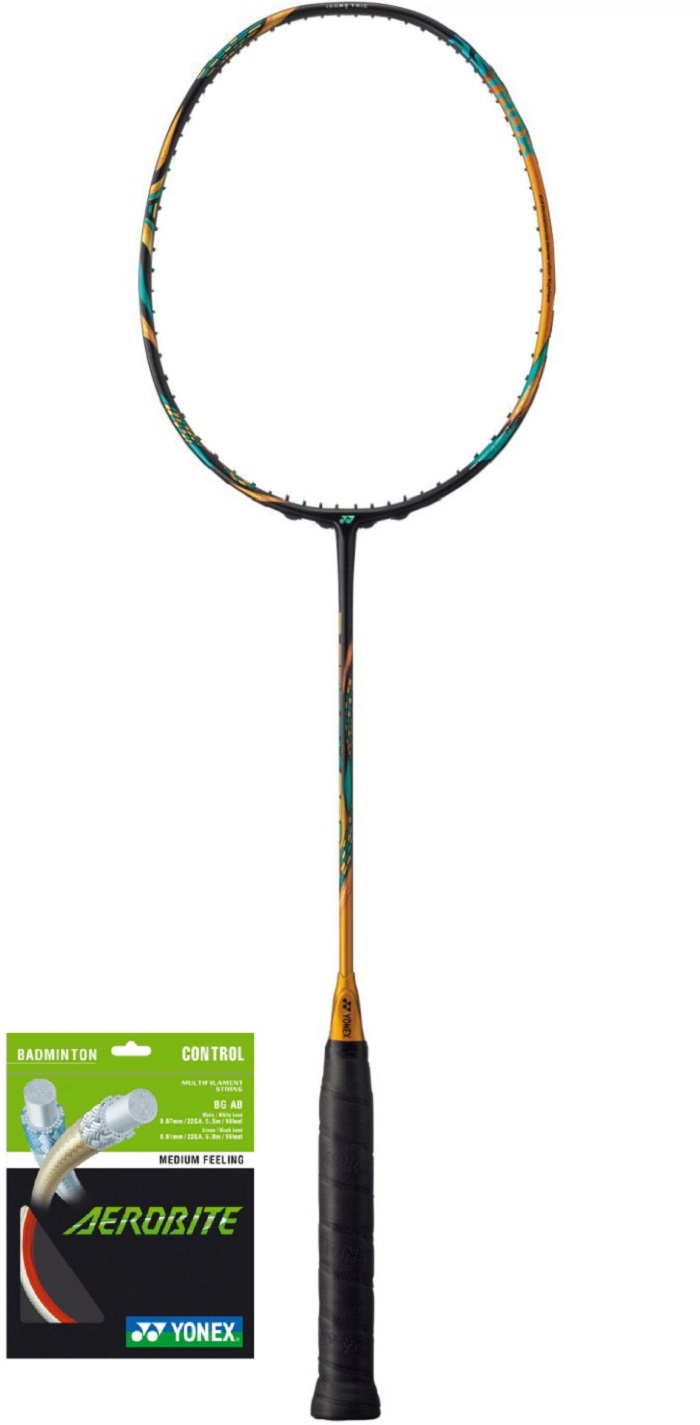 Badminton racket Yonex Astrox 88D Pro - camel gold + string