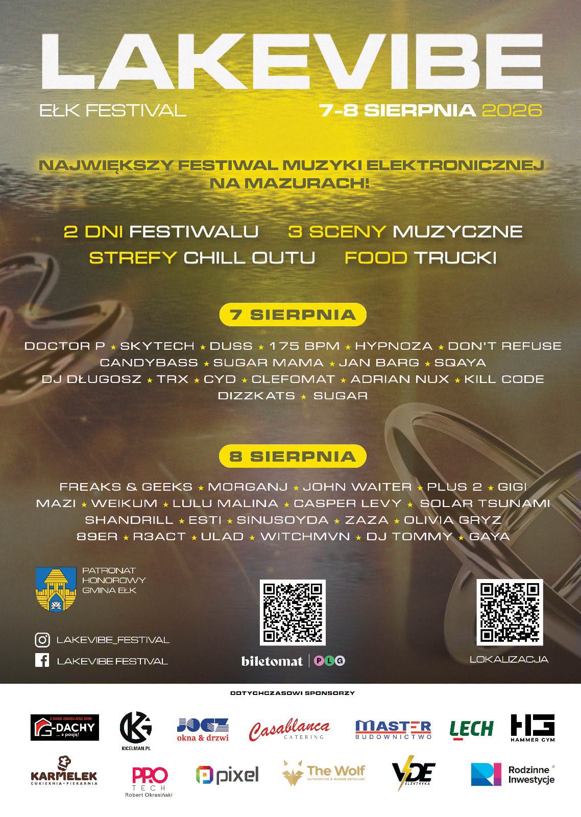 Aż 3 kolejne bilety na festiwal rzucamy w tłum 🔥
Jeden z reakcji ❤️
Drugi z komentarzy 💬
Trzeci z udostepnień 🥳

#festivalmazury #muzykaelektroniczna #białystok
#suwałki #olsztyn