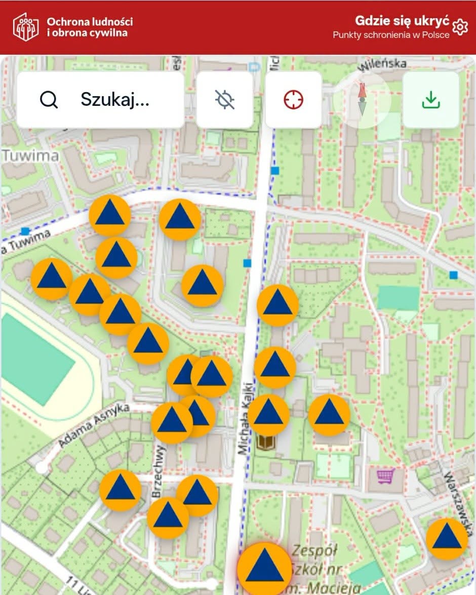 Mieszkańcy widzieliście już nową apkę gdziesieukryc.pl? Zobaczcie ile Ełk ma schronów i wszystkie z ograniczonym dostępem 😂 I tak w całej Polsce.