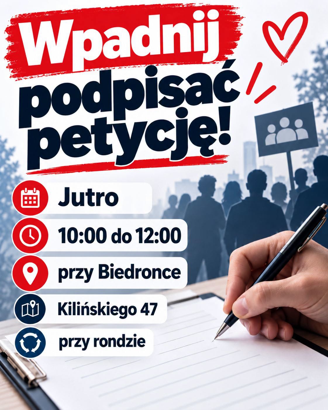 12 września roku 2026 możesz pomóc nam stawiać pierwsze małe kroki w drugiej wojnie o wiekszy komfort życia 🗡️🛡️