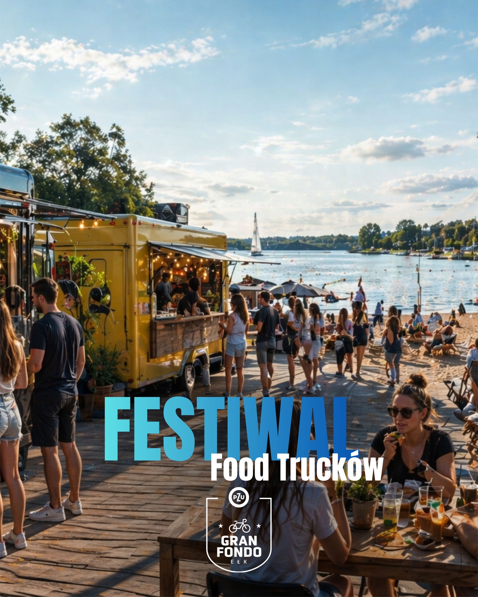 Festiwal Food Trucków na PZU Gran Fondo Ełk!
Kolarskie emocje to nie wszystko - w naszym miasteczku czeka na Was również prawdziwa uczta smaków! 

 Ełk, Nowa Plaża Miejska
 16-17 maja

 Aż 8 food trucków na miejscu!

 Kuchnie z różnych stron świata
 Street food w najlepszym wydaniu

Wpadajcie z rodziną, znajomymi i kibicujcie zawodnikom, delektując się pysznym jedzeniem w samym sercu wydarzenia! 

Do zobaczenia w Ełku!