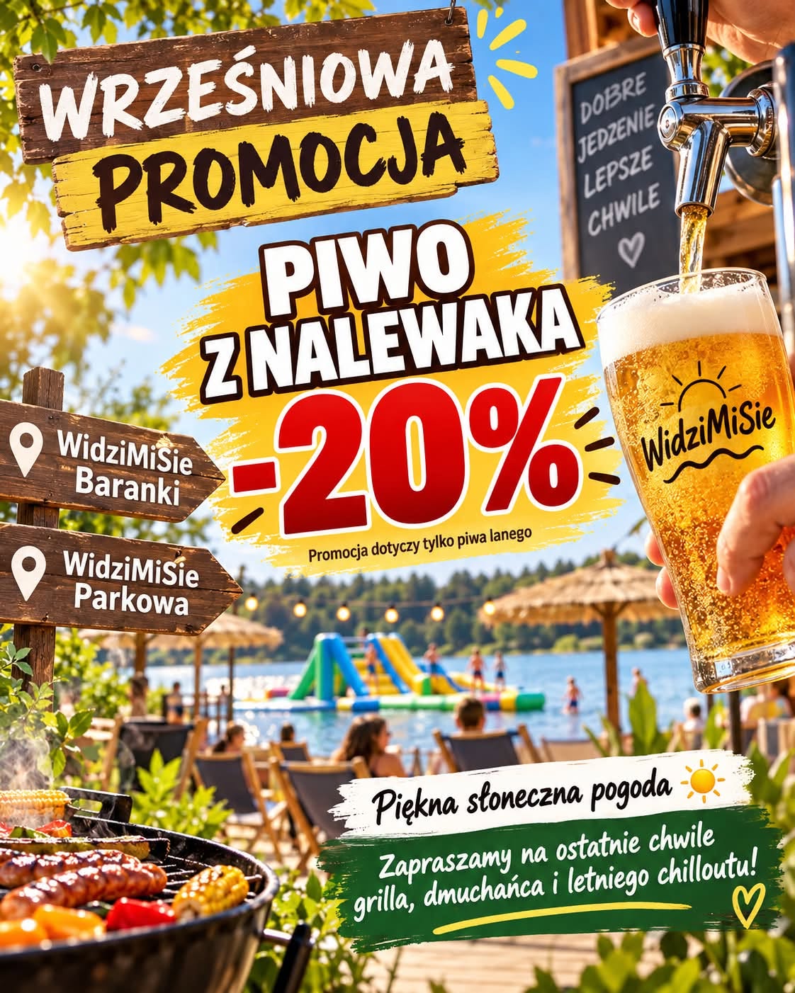 No patrz co ten WidziMiSie wymyślił, za dwadzieścia procent możesz sobie przedłużyć lato 🍻