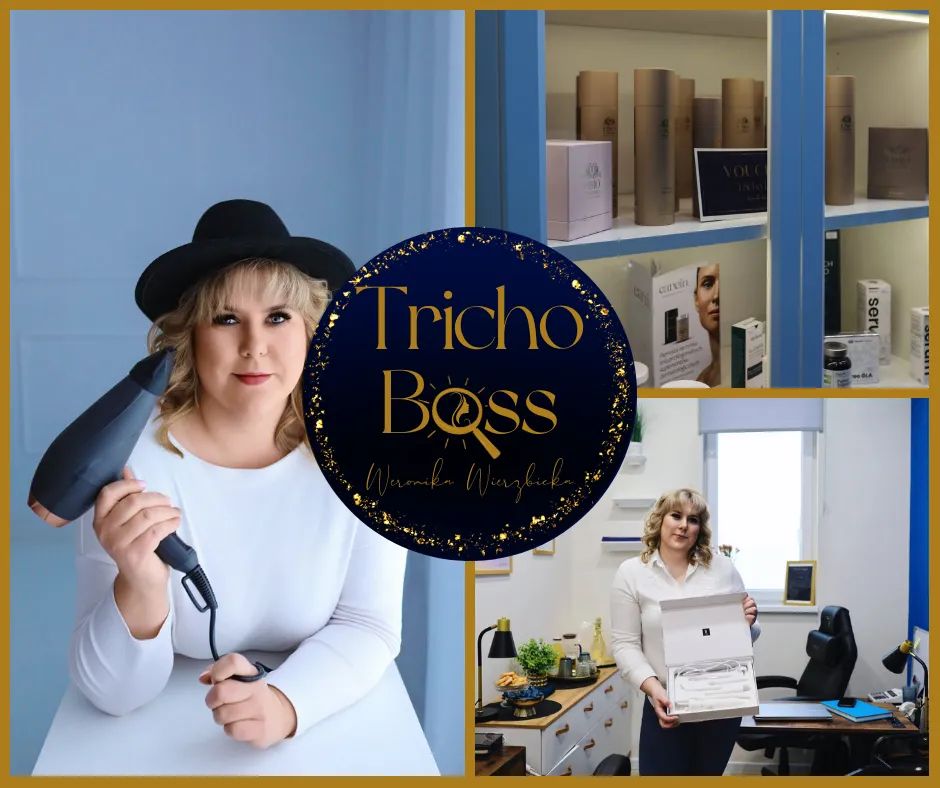 ⚠️ WYPADANIE WŁOSÓW?
⚠️ Pojawiające się zakola?
⚠️ Łupież, swędzenie, przetłuszczanie?

To właśnie tym zajmuje się trychologia 🌿

To dziedzina, która skupia się na:
✔️ diagnostyce skóry głowy
✔️ przyczynach wypadania włosów
✔️ problemach takich jak łupież czy łojotok
✔️ osłabieniu i przerzedzeniu włosów

I właśnie takie miejsce powstało w Ełku 🤍

Mam na imię Weronika
i od niedawna prowadzę gabinet trychologiczny w naszym mieście.

✨ Ukończyłam trychologię na Uniwersytecie Jagiellońskim w Krakowie
✨ Pracuję na nowoczesnym sprzęcie diagnostycznym
✨ Każdą konsultację opieram na dokładnej analizie
✨ Stawiam na indywidualne podejście i spokojną atmosferę
✨ Możliwość zakupu dobranych produktów na miejscu

Chcę, aby mieszkańcy Ełku mieli dostęp do profesjonalnej diagnostyki skóry głowy bez wyjazdów do dużych miast.

Dzień dobry Ełk 🌿
Zapraszam serdecznie 🤍
Zapisz się telefonicznie: 510-558-187 bądź wyślij mi wiadomość na Instagramie: https://www.instagram.com/tricho.boss/