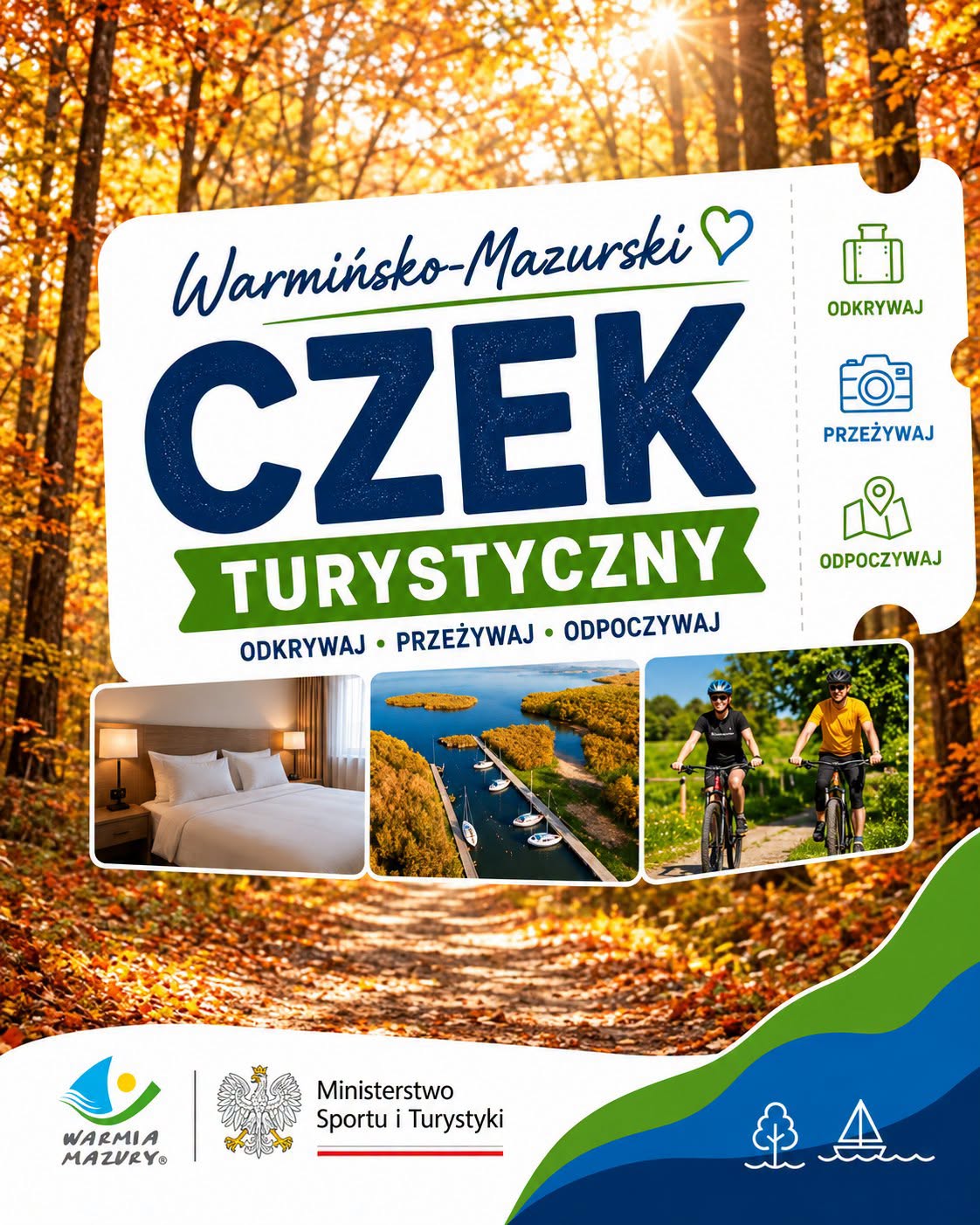 Ruszyły czeki turystyczna dla Warmińsko - Mazurskiego 💖
Jeśli masz obiekt turystyczny - to coś dla Ciebie.
with a Facebook Post: https://www.facebook.com/groups/noclegispotted/permalink/998875776505814/