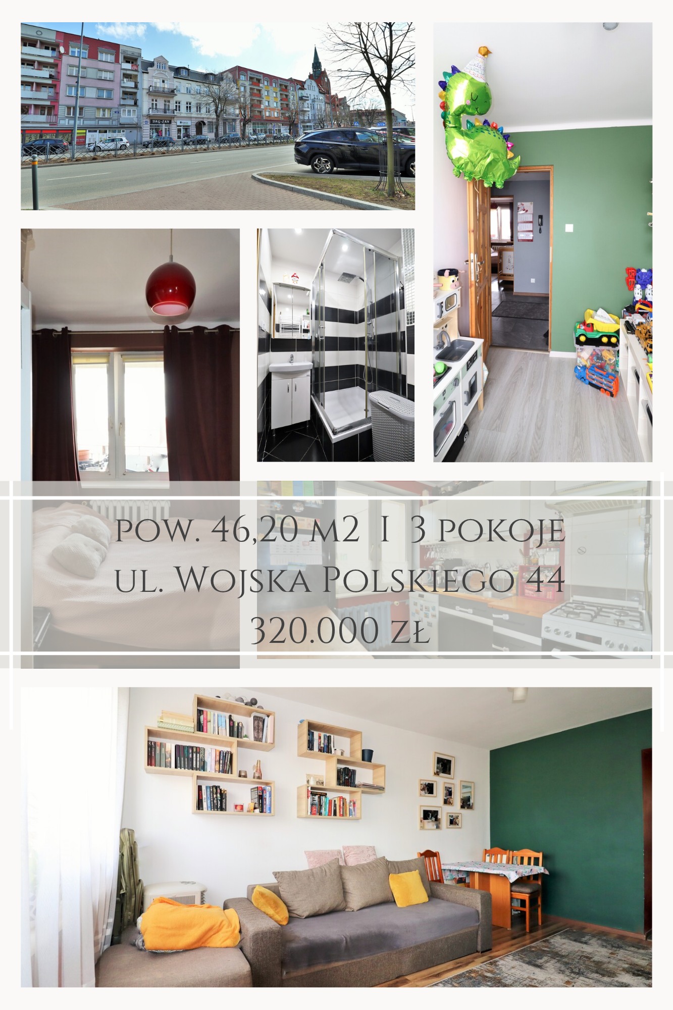 Mieszkanie na sprzedaż przy ul. Wojska Polskiego 44 w Ełku. Powierzchnia 46,20 m2; 3 pokoje; 4 piętro; piwnica; loggia; 320.000 zł do negocjacji. Więcej informacji w linku poniżej lub pod numerem telefonu: 730-333-744

https://chmielewska-nieruchomosci.pl/mieszkanie-sprzedaz-462m2-320000pln-wojska-polskiego-elk-warminsko-mazurskie,43/11339/OMS
