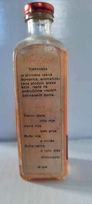 50Letnia Żupa Klekovaca wino 30ml-lata 70 XX wieku-Kolekcjonerska