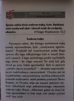 KATOLICKI Kalendarz 2025 zawiera 366 wiadomości głoszące Dobrą Nowinę