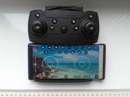 Dron składany E99pro, z 2xkamerą i podglądem na smartfonie FPV, 02