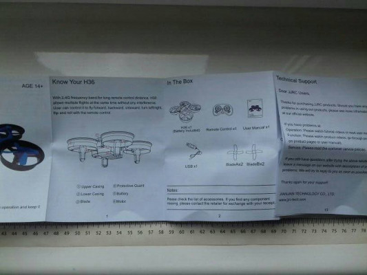 H36 Mini Drone 6-osiowy dron zdalnie sterowany, pełna osłona śmigieł s