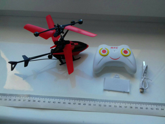Zabawka elektryczna Helikopter Fakon RC, czujnik zbliżeniowy, pilot na