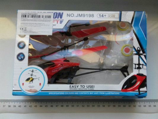 Zabawka elektryczna Helikopter Fakon RC, czujnik zbliżeniowy, pilot na