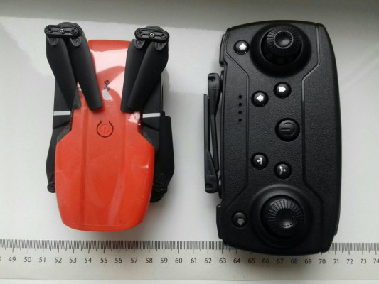 Dron składany E99pro, z 2xkamerą i podglądem na smartfonie FPV, kolor