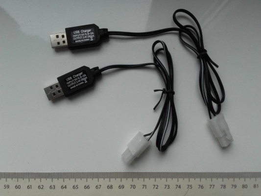 Ładowarka KET USB do akumulatorów 2,4V 250mA, wtyczka KET-2P, ni-cd Ni