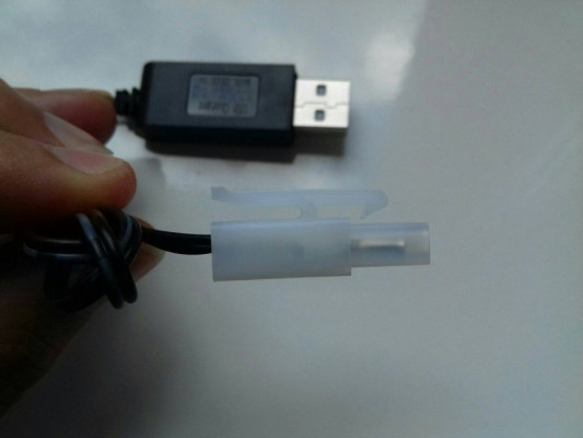 Ładowarka USB do akumulatora 9,6V, 250mA wtyczka KET-2P NOWA Charger,