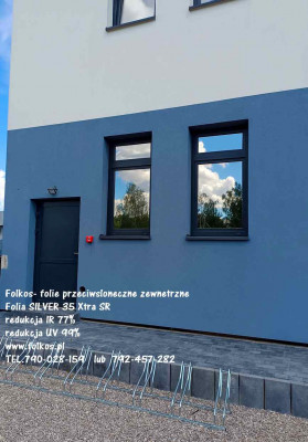 Folia Silver 35 Xtra SR - folia przeciwsłoneczna zewnętrzna red IR 77%
