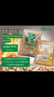 Pellet drzewny certyfikowany REZULT A1 ENplus / Darmowa dostawa