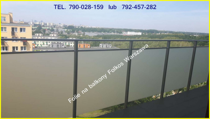 Folie na balkony Warszawa Wola, Odolany -Oklejamy balkony Warszawa