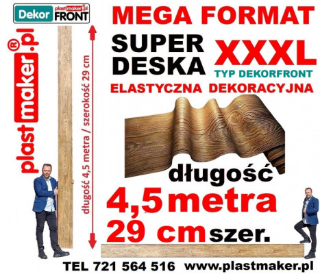 NOWOŚĆ! Elastyczna deska dekoracyjna MEGA FORMAT
