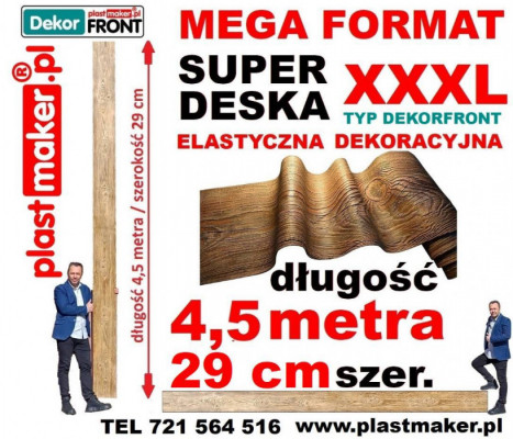 NOWOŚĆ - Elastyczna luksusowa elastyczna deska MEGA FORMAT