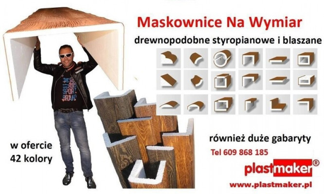 Maskownica drewnopodobna Na Wymiar, wierna imitacja drewna