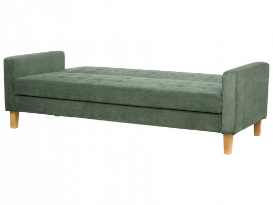 Sofa rozkładana Ciemnozielony dla 3 osób