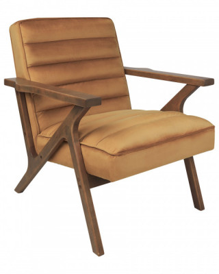Tapicerowany retro fotel