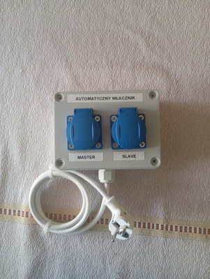 Automatyczny włącznik odkurzacza Master-Slave 230 V