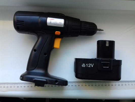 Wkrętarka akumulatorowa 12V TechniPro CD16, SH-DC12V400, Auchan, CD16B
