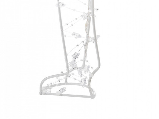 Dekoracja ogrodowa LED Renifer 150 cm Srebrny
